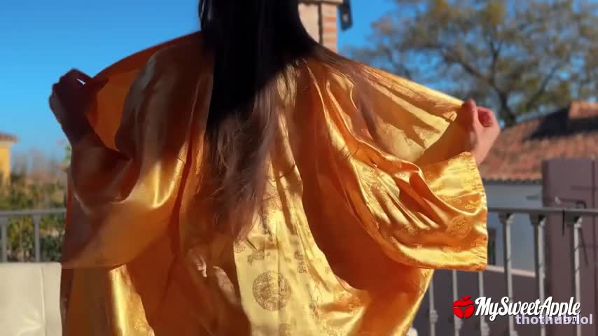 MySweetApple Love Making under the Sun with cum on my ass