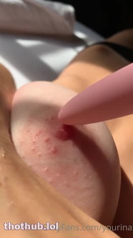 Yourina Vibrator nipple play