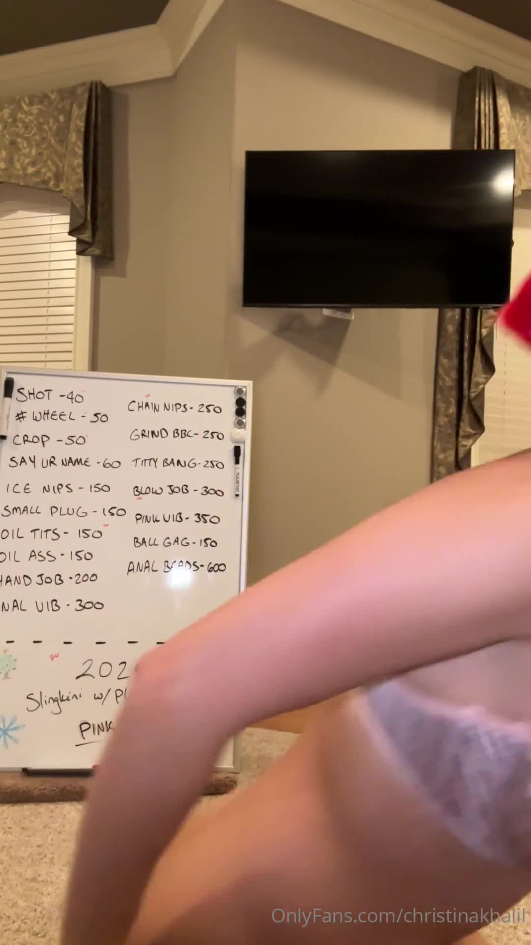 Christina Khalil Nude December Onlyfans Livestream Leaked Part 2
