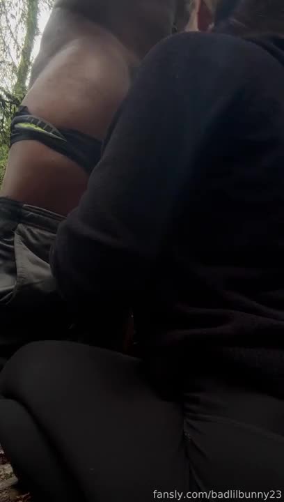 BadLilBunny23 Gets Pounded In The Woods