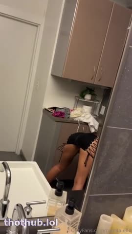 Curly Hair Slut Camila Elle Gets Fucked In The Bathroom