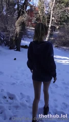 MadiRuve Sex Tape In Winter Cabin