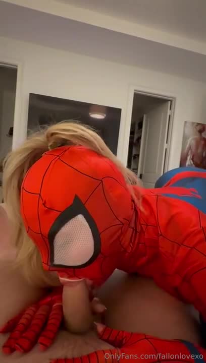 Fallonlovexo Gets Banged In Spider-Girl Outfit