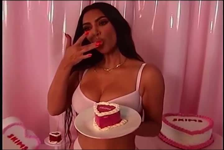 Kim Kardashian Lingerie Skims Photoshoot BTS Video Leaked