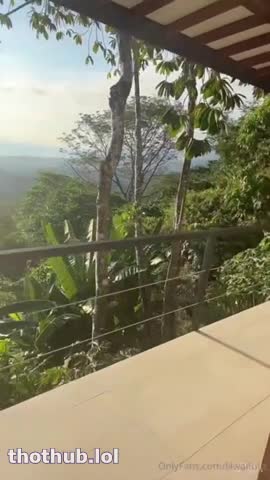 Lilwaifulia  Gets Doggystyle On Balcony
