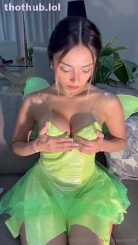evanextdoor horny tinkerbell plays with her toy