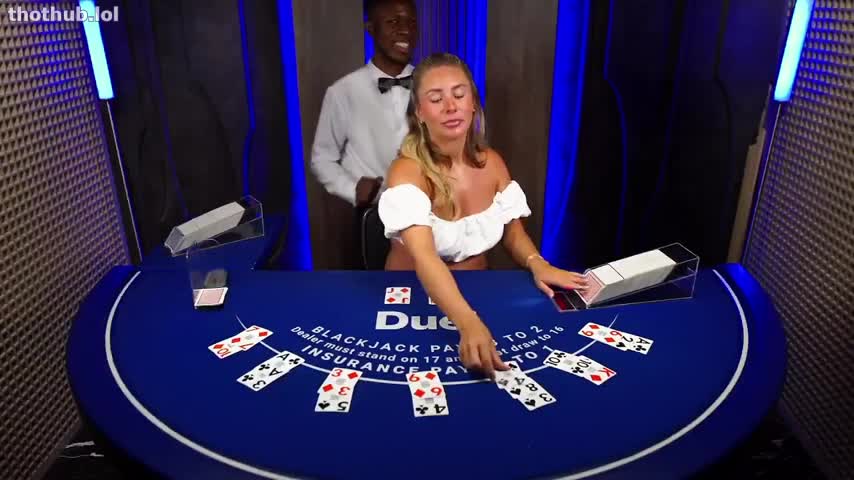 Bonnie Blue pregnant casino duel