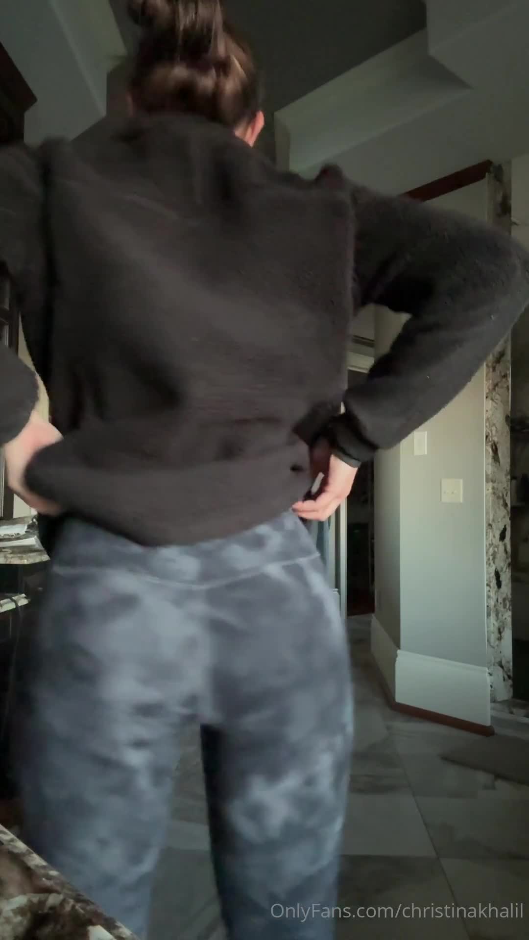 Christina Khalil Nude Winter Outfit Strip Onlyfans Video Leaked