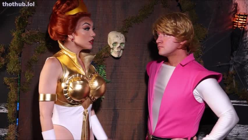 Little Puck - Masturbators of the Universe! He-Man Cosplay ft Angela White