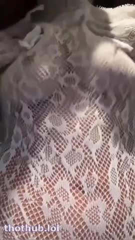 Breckie Hill mesh see through tits