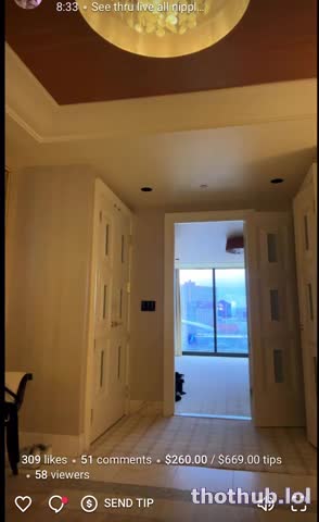 Lyna Perez all my nipples live scene