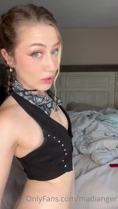 Madi Anger Enjoys Rubbing Her Pink Pussy