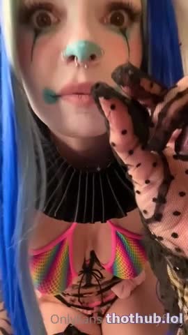 BabyFooji Yandere Clown Cosplay Masturbation