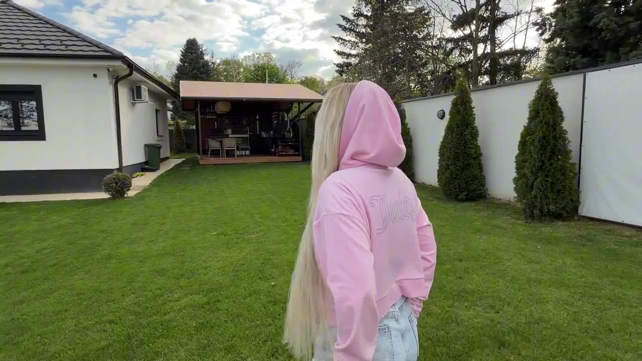 She Wanted To Shoot Some Hoops, But It All Ended With Cum On Her Ass