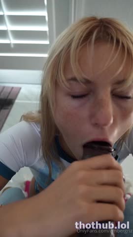 Ambie Bambii bbc blowjob