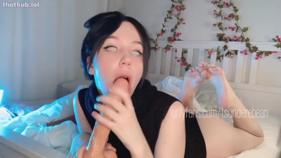 tsunderebean OnlyFans leaked Tsunderebean wraith blowjob on HDthot