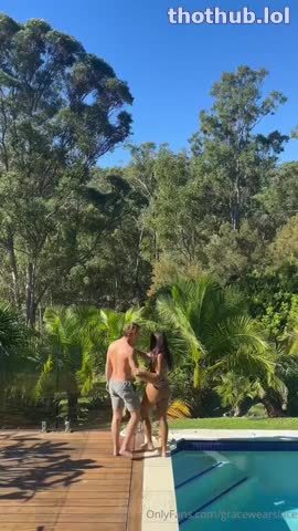 Gracewearslace OnlyFans leaked Gracewearslace  Gets Slammed By The Pool On Vacation on HDthot