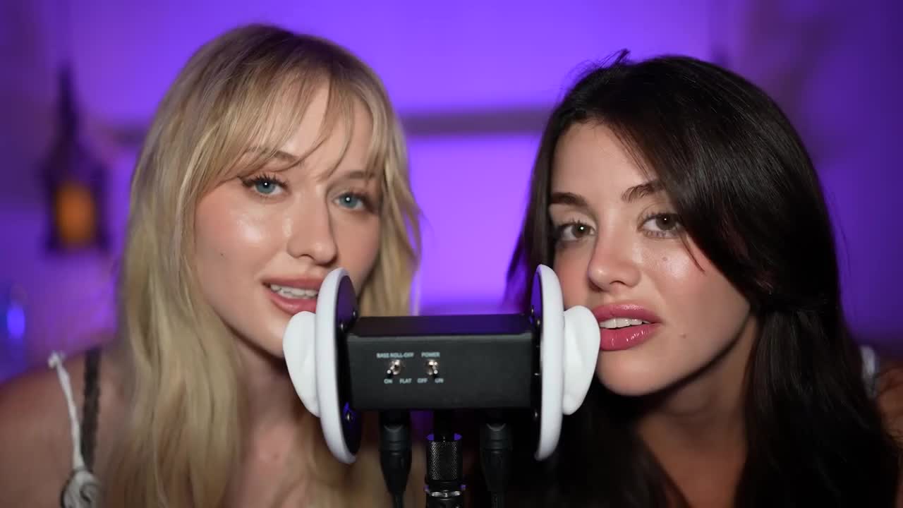 Emily Black & Lena Polanski Talk Dirty In Hot ASMR With Cum Countdown
