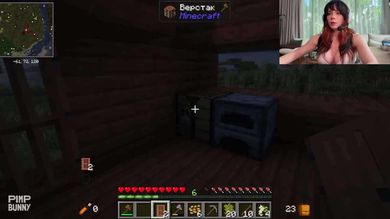 Hot Fucking With Busty Sweetie Fox After Playing Minecraft