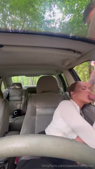 Swedishcouplee Fucks Doggy Style In The Car