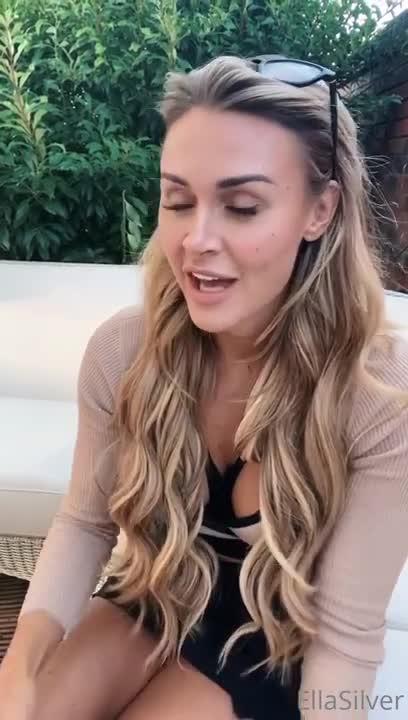 EllaSilver Anal Masturbation In The Backyard
