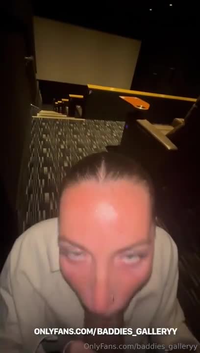 Ashley Aoky Blows Her Man’s BBC In The Cinema