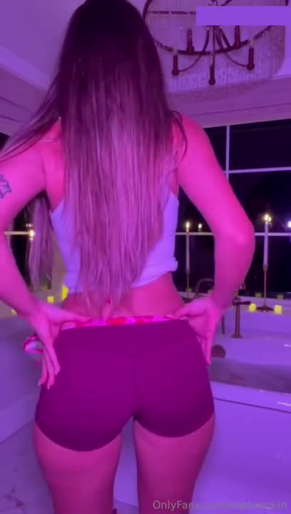 Sophie Rain Taking Soapy Bath Wet And Wild In Micro Bikini NEW PPV