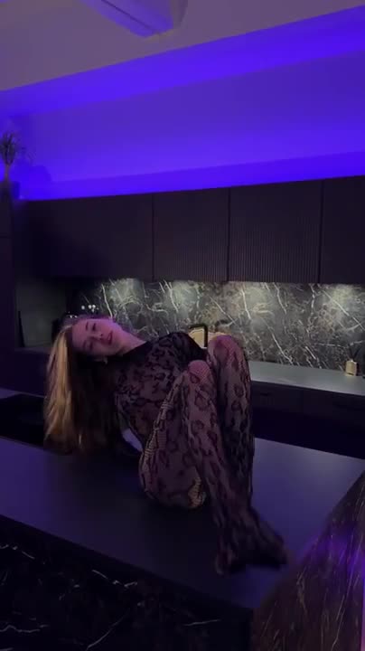 Viktoriakpa Rubs Her Pussy In Her Sexy Bodysuit