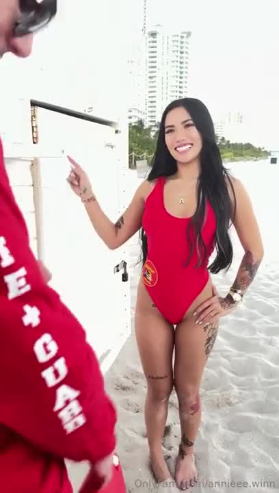 Lifeguard Annieee Winn Takes A BWC