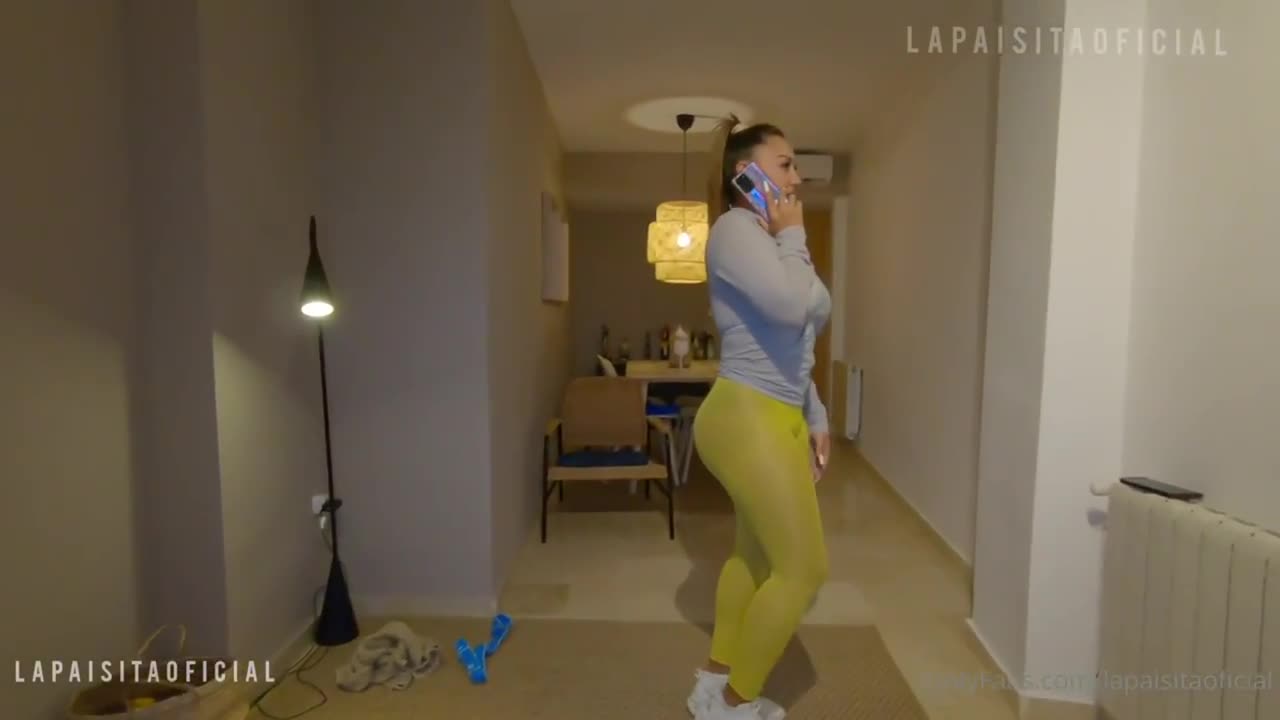 La Paisita Oficial Hardcore Workout Burning The Horny Calories With Gym Trainer