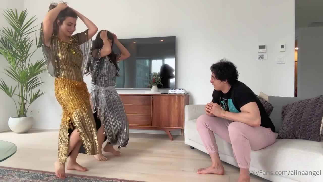 Alina Angel And Sasha Pearl Arabian MILF Belly Dancing And 1 Hour Threesome WIth Gattouz0