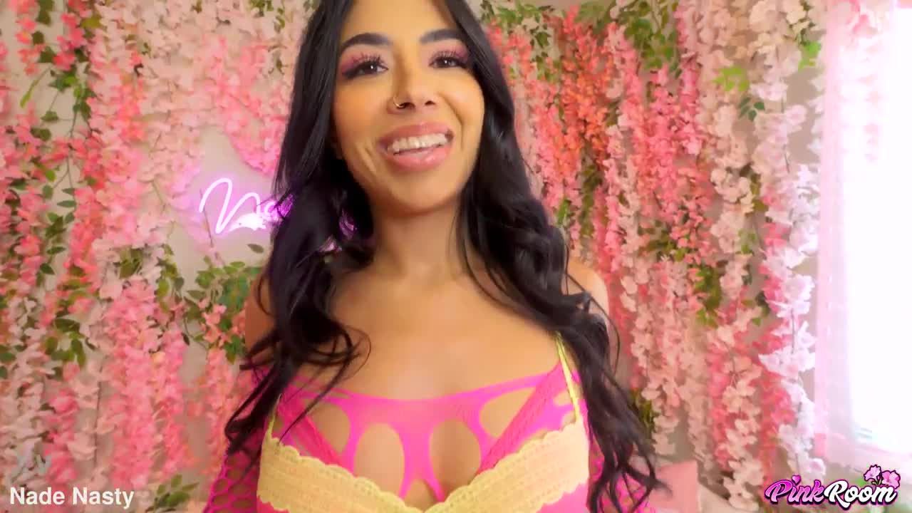 Jasmine Sherni BRAND NEW Begs for a Breeding With Nade Nasty On Pink Room