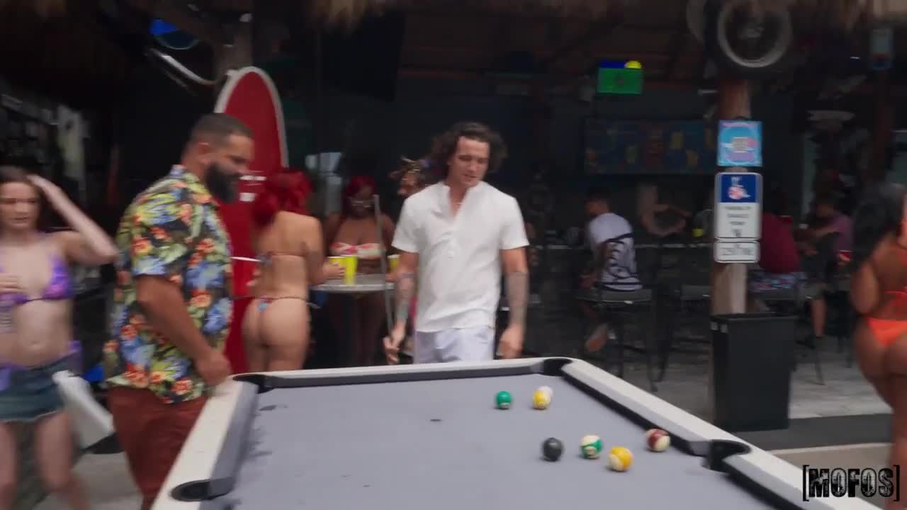 Mercedes Mac Gets Screwed By Multiple Cocks In A Bar