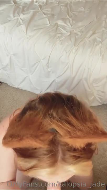 Catgirl Kalopsia Jade Begs You To Fuck Her While Sucking A Dildo