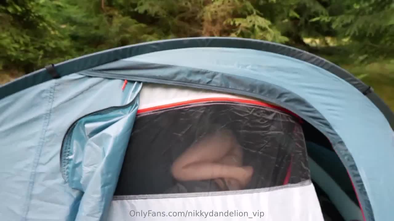 Nikky Dandelion Russian Hot GF Fucked Hard In Tent POV