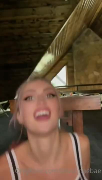Georgia Peach Tries A Blowjob Spray On Her BF’s Cock