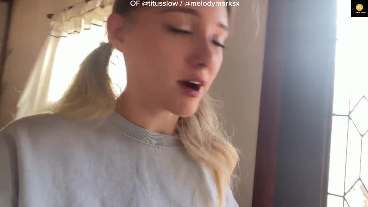Melody Marks Walked In When Step Sis Was Touching Herself on the Cabin Couch NEW BG
