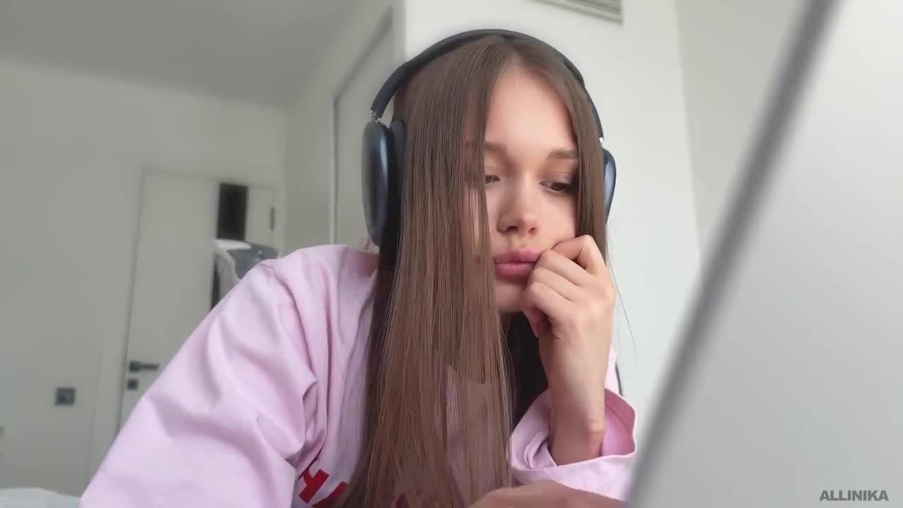 Allinika Gets Banged With A Thong In Her Mouth