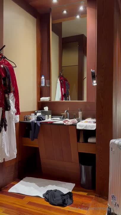 Mia Khalifa Goes Topless While Getting Ready For A Night Out