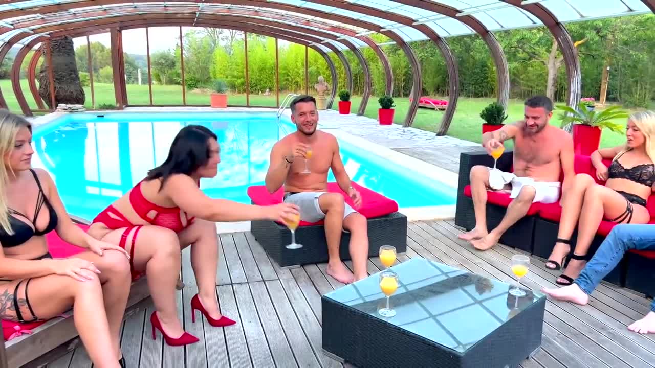Miss Alice Wild A Sensational Wife Swapping Poolside Orgy