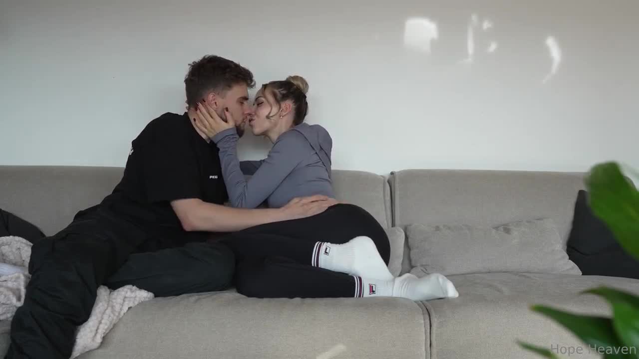 Hope Heaven Hot Brit Babe Creampied On Couch By Step Brother