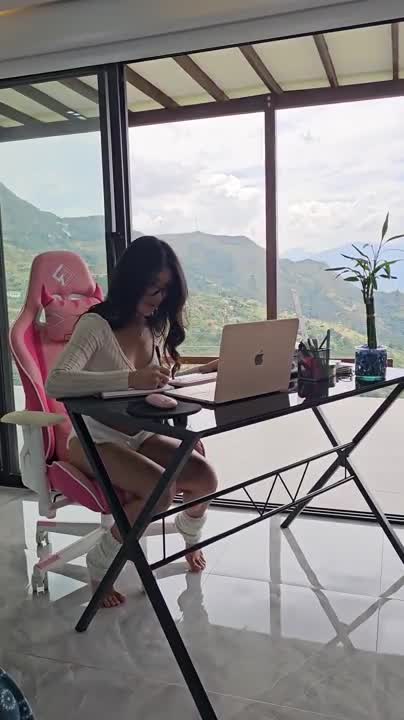Carolina Guerrero Step bro Clams Me Down With Stress Relief Squirt Sex While I Do My Homework
