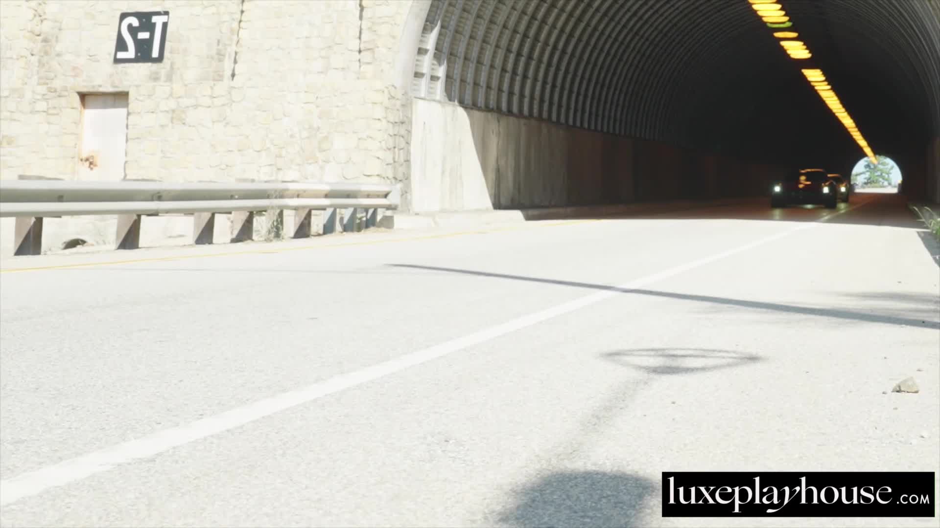 Vanna Bardot Car Slut In Latex DP Double Trouble