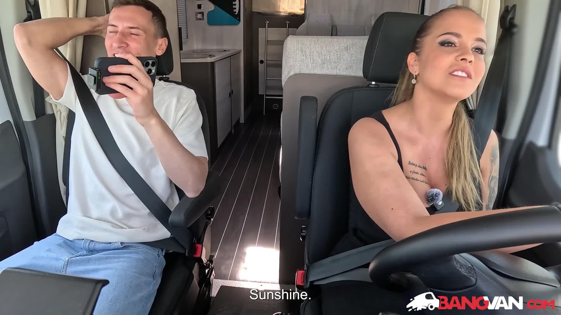 Vixi Rafi My Wife Picked Up A Hottie From Car Wash For Me To Fuck Her In Bang Van