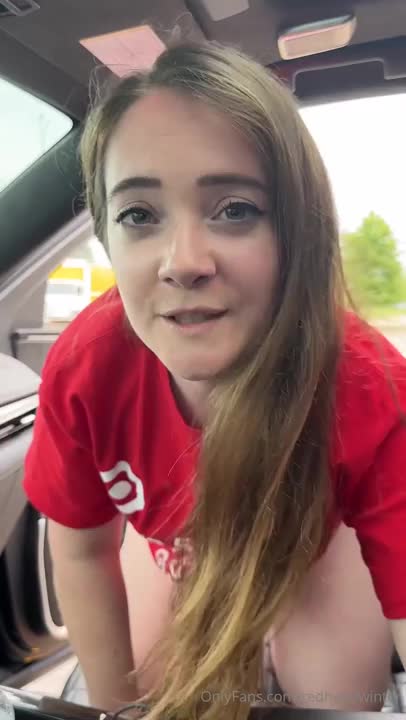RedheadWinter Fucks A Customer In The Car