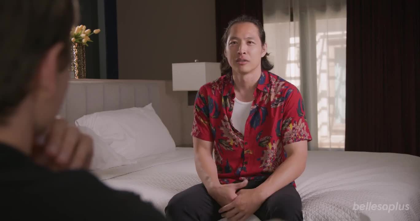 Lucy Mochi Gets Fucked On The Bed After An Interview