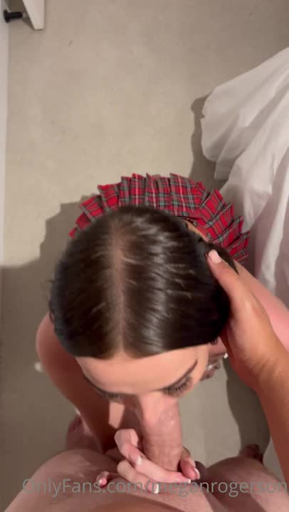 Megan Rogerson Gets Pounded In Her Cute Plaid Skirt