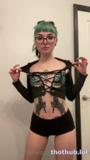 NaomiH666 OnlyFans leaked naomih666 hot goth stripping on HDthot