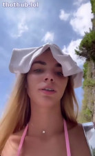 OnlyFans leaked Anneth Dimitrieva with a bottle in her boobs on HDthot