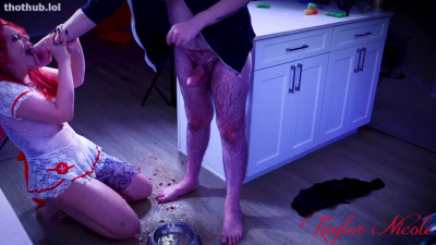 Taylor Nicole OnlyFans leaked Taylor Nicole: Kitchen Puke on HDthot